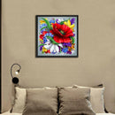 5D DIY Full Drill Diamond Painting Flowers Cross Stitch Embroidery (30x30cm