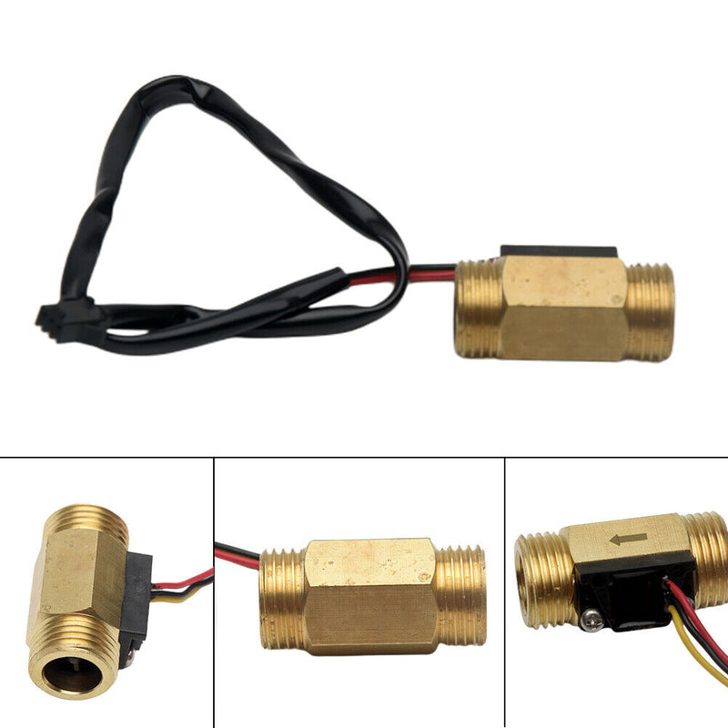 Easy Install Control Water Flow Sensor Switch Coffee Machine Copper Hall Effect