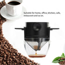 Dripper Cone Stainless Steel Mini Coffee Filter Collapsible Kitchen Home Office