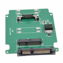 mini MSATA PCI-E SSD 50mm to 2.5" SATA 7+15Pin Adapter Converter Card