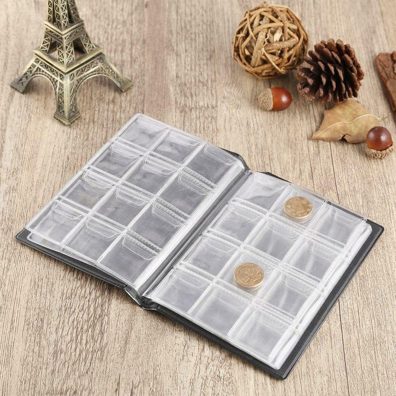 1 x Portable 120 Collection Book Holder Money Penny Pocket Album New Hot