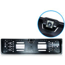 EU Car License Plate Frame Rear View Reverse Back up Parking Night Vision Camera