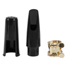 Alto Sax Saxophone Mouthpiece Plastic with Cap Metal Buckle Reed Mouthpiece A8G3