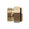 1/2" Brass 360Â° Adjustable Atomizing Lawn Mist Sprinkler Patio Spray Nozzle #