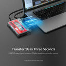 Hard Drive Case USB3.0 HDD Enclosure External Transparent HDD Case DIY Stick.kz