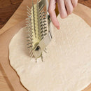 Stainless Steel Wheel Pizza Bread Needle Punchers Roller Pie Pastry Dough P Y3X9