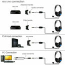 Wired Stereo Bass Surround Gaming Headset for PS4 New Xbox One PC with Mic bs