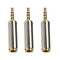 3 Pcs Earphone Headphone Audio Adapter 2.5mm Male to 3.5 (1/8 inch) Female