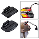 4Pcs Helmet  Mounts for GOPRO Hero 2 3 4 Sjcam Flat Curved Accessories