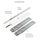 House Clean Helper Fur Hair Remove Brush Flexible Panel Long Handle w/ 2 Cover