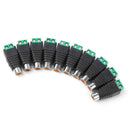 10 RCA Female Plug Cable End Screw Terminal Connector Adaptor for CCTV Audio