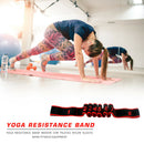 Yoga Resistance Band Indoor Elastic Band Fitness Training Equipment (Red)