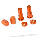 Motorcycle CNC Billet Tire Valve Stem Lock Nut Cap Rim Lock Nut Cap Washer