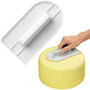 2pcs Cake Smoother Polisher Tool Cutter Decorating Fondant Sugarcraft Icing Mold