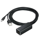 1X(For Ethernet Adapter Usb 2.0 To Rj45 For Google For Ultra Audio Tv Stick
