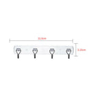 Hanger Self Kitchen Wall Mounted Home Decor Hook Rack Storage Holder