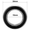 Bearing 15x24x5 mm ( 10PCS ) ABEC-1 Metric Thin Section 61802 6802 Ball Bea