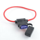 5 Pack 16 Gauge ATC In-Line Blade Fuse Holder 100% OFC Copper Wire + 1A - 40A