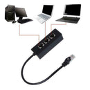 RJ45 Y Splitter Adapter 1 to3 Port Cable For CAT 5/CAT Ethernet Socket LAN H3P4