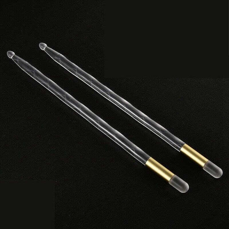 5A Acrylic Luminous Drum Stick Bright LED Light Up Drumsticks Jazz Drumstic