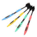 4x Bamboo Charcoal Double Ultra Soft Toothbrush Nano Brush Oral Dental Care Set