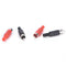 20X Black & Red Solder RCA Male Plug Audio Video Adapter Connector  JR