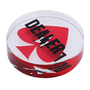 8cm Crystal Poker Dealer Button Casino Gambling Blackjack Roulette Accessory