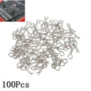 100Pcs Metal Body Shell Clips Buckles For 1/16 HSP Traxxas RC Car Truck Parts/