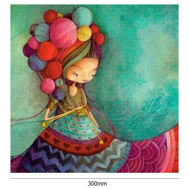 5D DIY Full Drill Diamond Painting Girl Cross Stitch Embroidery Mosaic Kit