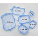 2 Set Yellow Silicone Elastic Seal Lids Bowl Covers Non-toxic Fresh-Care