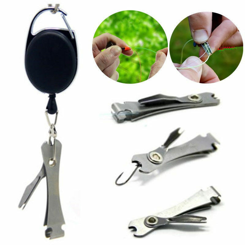 Knot Fly Tools Fishing Clippers Quick Line Nipper Cutter Snip Zinger Retractor