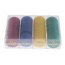 Poker Game Tokens, 160 Pack of Plastic Value Chips, 36mm Counting Markers for