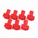 20X Red Electrical Cable Connectors Fast Quick Splice Lock Wire Terminals Crimp
