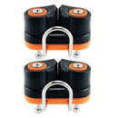 2pcs Composite Sailboat 2 Row Ball Bearing Cam Cleat With Leading