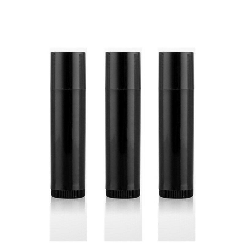 15pcs Black Lipstick Empty Tube Wax Tube Lipstick DIY Lipstick Tube Cosmeti V9Y3