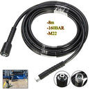 8m 26Ft High Pressure Washer Hose Jet Replacement For Pressure Washer 160bar