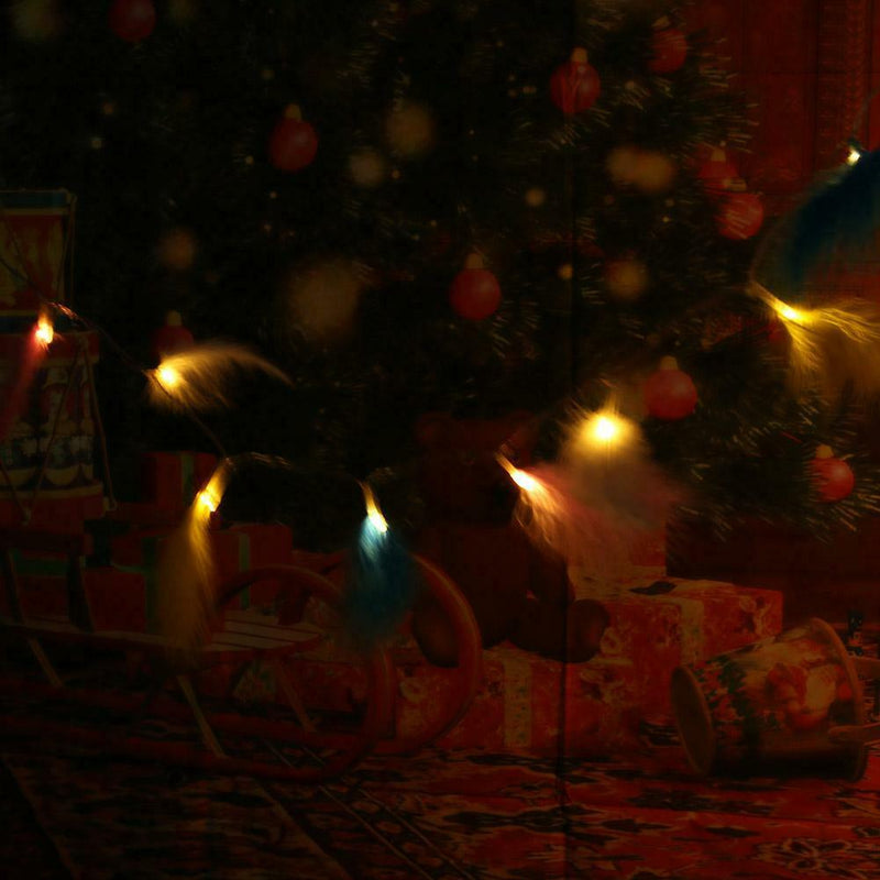 1.2m Length Warm White LED Light Strip with Feather Home Decoration Light