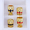 4 Pieces Binding Post Banana Plug Speaker Terminal Square Wall Face Plate