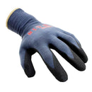 Rubber Work Gloves Oil Resistant Nitrile Rubber Gloves Non-slip Grey