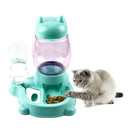 Cat Dog Automatic Water Dispenser Pet Feeder Bowls for Small Dogs Cats Green