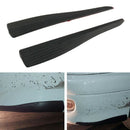 2 Pcs Carbon Style Bumper Lip Corner Side Scrach Protector Strip Guard vcd