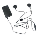 Motorcycle Helmet Headset with Mic 3.5mm Jack Wired MP3 Music Earphones A