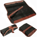 72 Holes Canvas Wrap Roll Up Pencil Bag Pen Case Holder Storage Pouch Deluxe