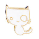 2PCS/Set Cute Cat Fish Bone Brooch Pins DIY Denim Jacket Pin Badge Jewelry LJ