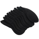 Set of 10 Golf Iron Head Cover Neoprene Club Wedge Protective Headcovers Bl Y6U6