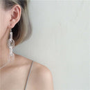 Funny Transparent Acrylic Chain Long Earrings Fashion Drop Earrings for Wom