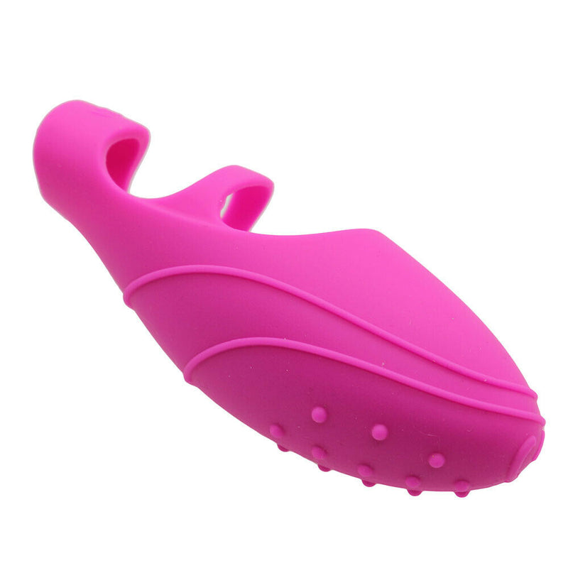 Silicone Finger Massager+Finger Sleeve Waterproof Female Massaging Tool Gift