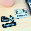 3pcs/set Musical Piano Notes Rubber Pencil Eraser Student School Supplies Gifts