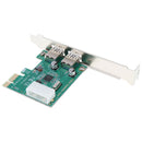 2 Port 5 Gbps Speed PCI-E To USB 3.0 HUB PCI  Expansion Card Adapter