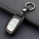 Durable Carbon Fiber Case Key Fob Cover Holder For Hyundai Tucson Elantra Sonata
